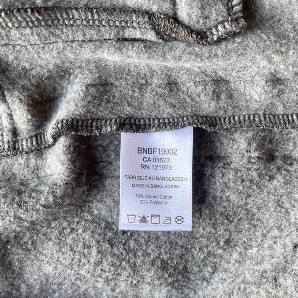 NWT Men’s Hoodie Black n’ Blanc by Projek Raw - Picture 5 of 7